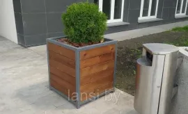 Урна металлическая с деревом "Лофт " 400х400х500 мм