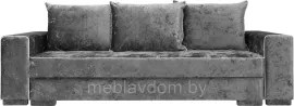 Диван KRONES Цезарь 4 (велюр антрацит)