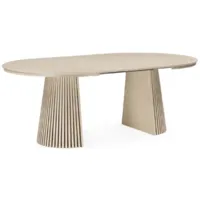 Обеденный стол Woodville Mersin 120-200x120 (шпон дуба/бук)