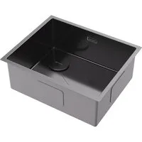 Кухонная мойка Omoikiri Taki 54-U/IF-L Side SF GM 4997581 (вороненая сталь)