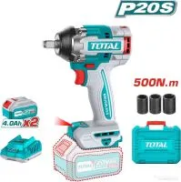 Гайковерт Total TIWLI2050 (с 2-мя АКБ, кейс)