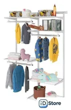 Вешалка-гардероб Практик Optima G120 (белый)