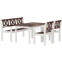 Обеденная группа Sundays Ф-183 1/2/1 (орех/белый)