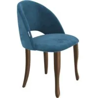 Стул Sheffilton SHT-ST34/S122 (тихий океан/темный орех/черный муар)