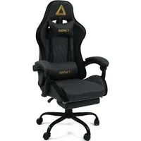 Игровое (геймерское) кресло King Style Impact Sueder Fabric Black (темно-серый/черный)