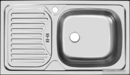 Кухонная мойка Ukinox CLM760.435 GW6K 1R (с сифоном)