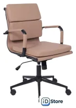 Офисное кресло AksHome Indigo LB (кофейный/черный)