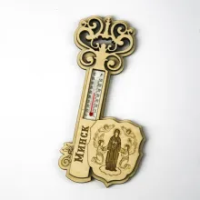 Магнитик с термометром Ключ от Минска