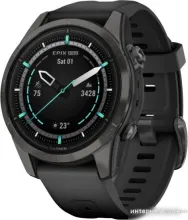 Умные часы Garmin Epix Pro Gen 2 Sapphire 42 мм (карбоново-серый титан/черный)