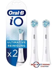 Сменная насадка Oral-B iO Ultimate Clean (2 шт, белый)