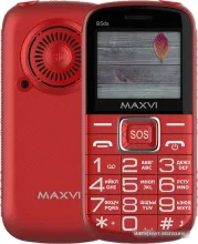 Кнопочный телефон Maxvi B5ds (красный)