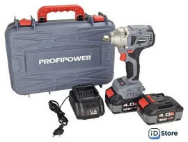 Гайковерт Profipower MKDTW-18B E0081 (с 2-мя АКБ, кейс)
