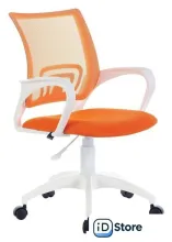 Офисное кресло Brabix Fly MG-396W (белый/оранжевый)