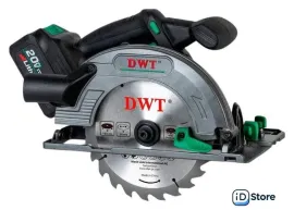 Дисковая (циркулярная) пила DWT AHKP-20-165 DN-4 BMC (с 2-мя АКБ, кейс)