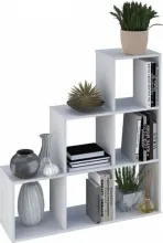 Стеллаж Polini Home Smart Каскадный 6 секций, белый (1кор)