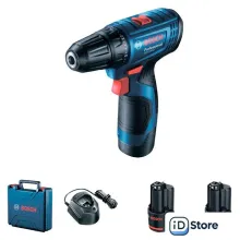 Дрель-шуруповерт Bosch GSR 120-LI Professional 06019G8080 (с 2-мя АКБ, кейс, китайская вилка)