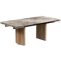 Обеденный стол Woodville Монерон 200-260х100х77 / 553539 (каталония/орех кантри)