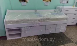 Кровать Дейбед-2 МД-268 (белый воск)