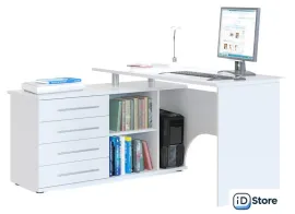 Стол Сокол КСТ-109 левый (белый)