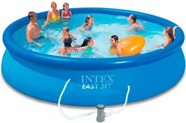Надувной бассейн Intex Easy Set 28158NP (457x84 см фильтр-насос)