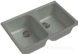 Врезная кухонная мойка GranFest Quarz GF-Z15 (Grey)