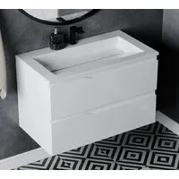 Мебель для ванных комнат Vela Тумба под умывальник Vela Вектор 80П под Galaxy TU64475