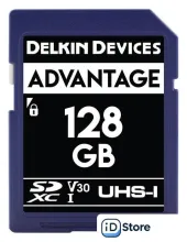 Карта памяти Delkin Devices SDXC Advantage UHS-I 128GB
