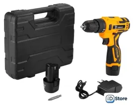 Дрель-шуруповерт Deko Banger SET 3 063-4130 (с 2-мя АКБ, кейс)