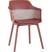 Стул с подлокотниками Stool Group Crocus c подушкой (бордовый)
