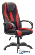 Игровое (геймерское) кресло Brabix Rapid GM-102 (черный/красный)