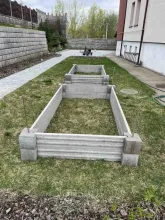 Грядки из бетона, "Высокие грядки 1".