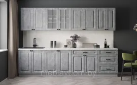 Кухня Interline Мила Деко 3.0Б (керамика/керамика/опал светлый)