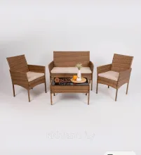 Набор мебели Лион арт.SFS011/1 коричневый, бежевый "Garden story"