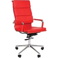 Офисное кресло CHAIRMAN 750 (экокожа, красный)