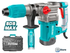 Перфоратор Total TH1163855 (кейс, набор оснастки)
