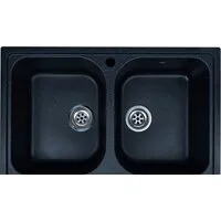 Кухонная мойка Granrus GR-785 W (черный)