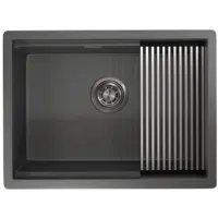 Кухонная мойка Granula GR-6045U (графит матовый)