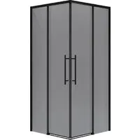 Душевой уголок Niagara NG-2828-34BLACK 80x80x195 (черный матовый/тонированное стекло)