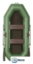 Моторно-гребная лодка Лоцман Стандарт 240 (зеленый)