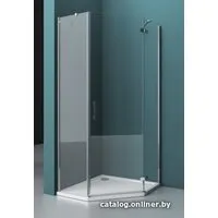 Душевой уголок BelBagno KRAFT-P-1-100-C-Cr-R (прозрачное стекло)
