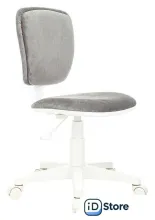 Офисное кресло Бюрократ CH-W204NX (серый Light-19/пластик белый)