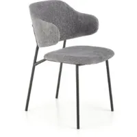 Стул Halmar K497 (светло-серый/черный)