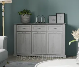 Комод 32.13-01 Сохо (бетон пайн белый) 1,5м