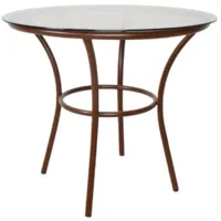 Стол садовый M-Group Ялта (без ротанга, коричневый)