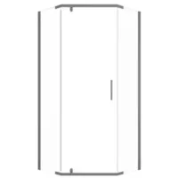 Душевой уголок Triton Дека Графит 100х100 (без поддона)