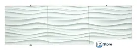 Фронтальный экран под ванну Perfecto Linea 36-031707 3D 1.7 м (волна белая)