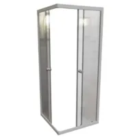 Душевой уголок Radomir Берген SQ 100x100 / 1-09-1-0-0-3480 (прозрачное стекло)