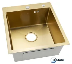 Кухонная мойка ARFEKA ECO AR 450500 GOLD PVD NANO