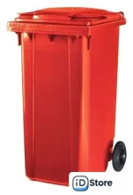 Контейнер для мусора ESE 240 л (красный)