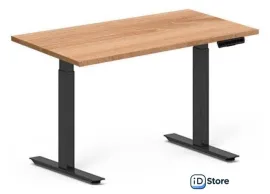 Стол для работы стоя Fit Focus X-2 с электроприводом (черный/дуб бардолино натуральный)